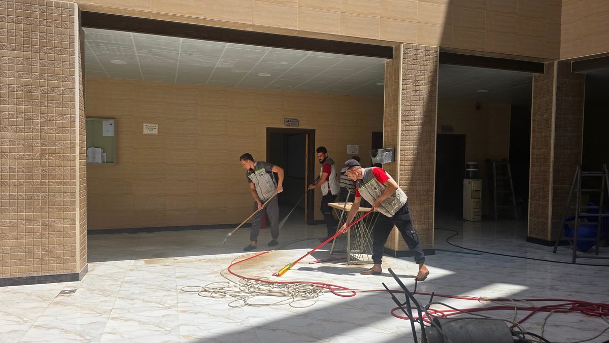 أعمال تجهيز داخل ثانوية شرعية